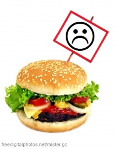 sad burger