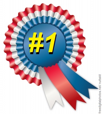 number one ribbon